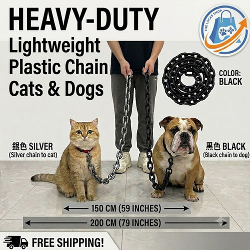 Lightweight Plastic Chain for Cats & Dogs